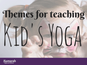 themes for teaching kids yoga, kid's yoga classes, how to teach kid's yoga, yoga class ideas, how to teach yoga to kids