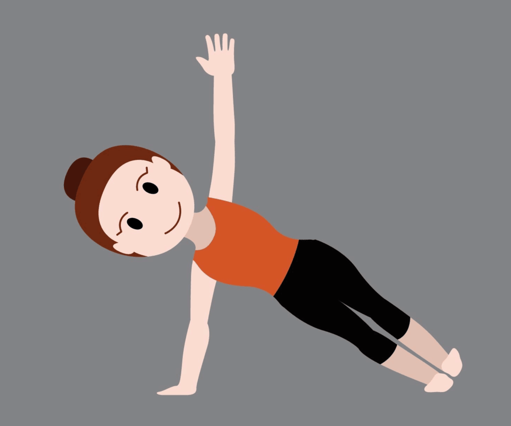 yoga for kids, kids yoga poses, side plank pose, arm balance