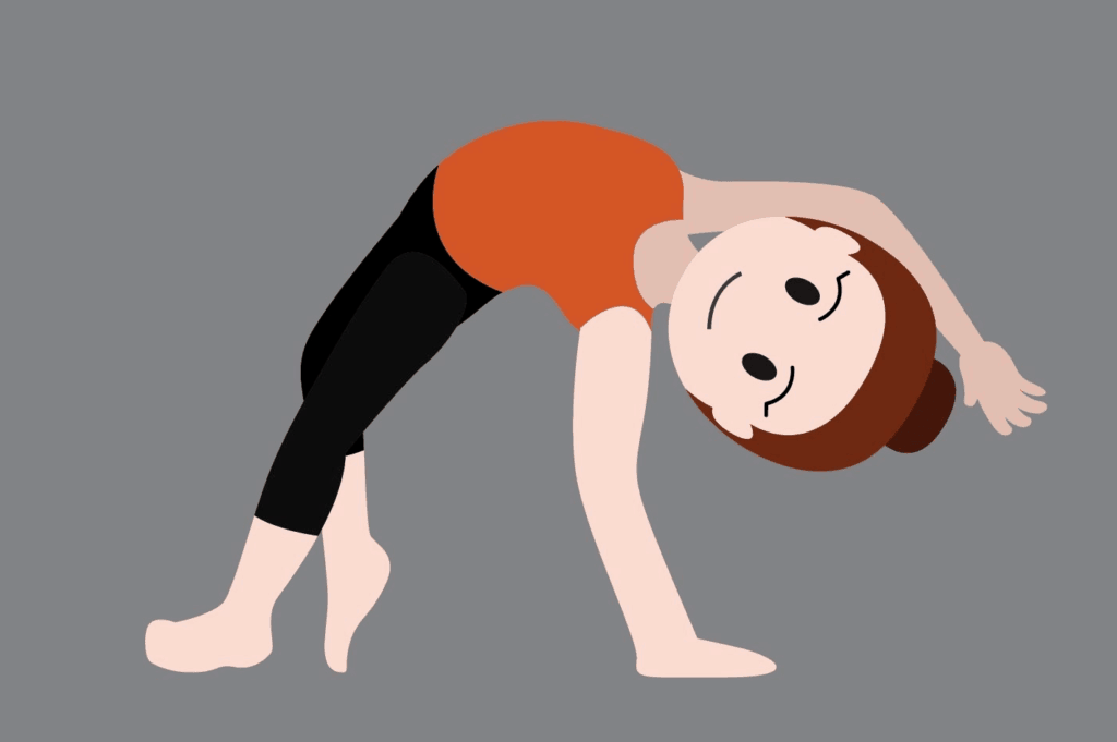 yoga for kids, balancing pose, arm balance, yoga poses, chest opening pose, wild thing, yoga