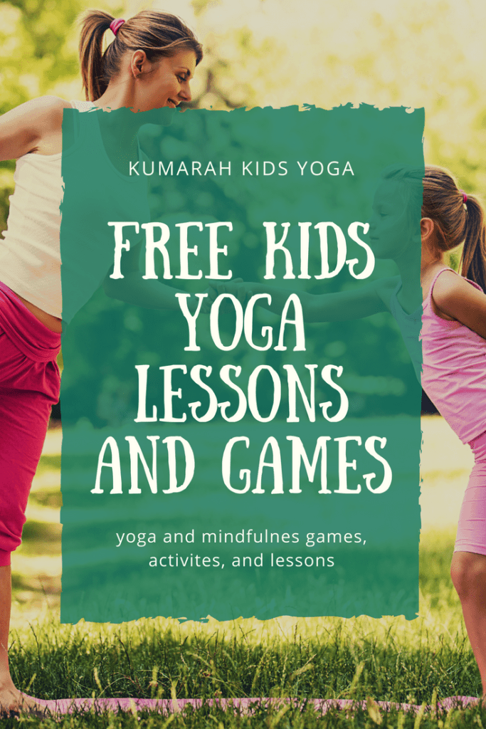 Free Resources Library for Kumarah Kids Yogayouga and mindfulness games, activities and lessons, adult and child practicing dancer balance pose while holding hands