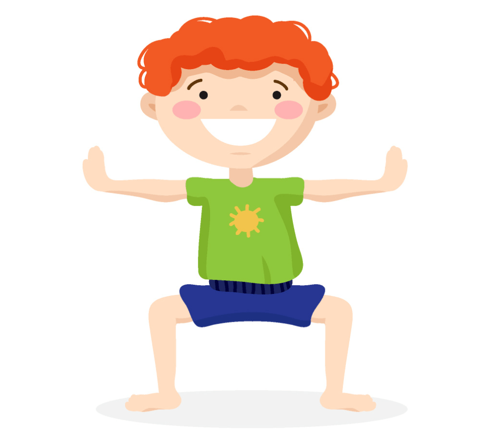 yoga poses for kids clip art