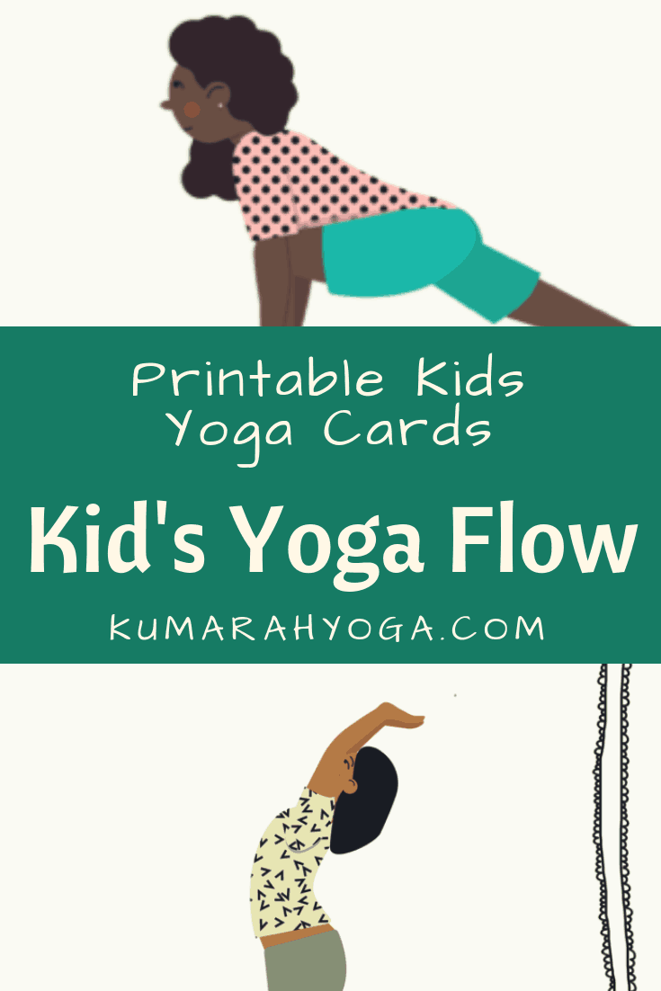 Spring Themed Printable Yoga Poses for Kids