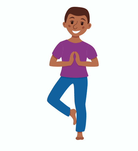 tree pose for kids, kids yoga poses, yoga at home with kids, the giving tree yoga lesson plan