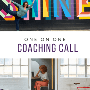 one on one coaching call to learn and get tips on how to teach kids yoga