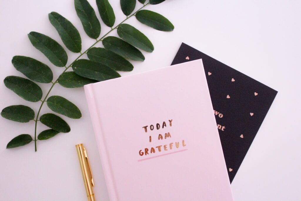 gratitude journal for self improvement and yoga, gratitude activities for kids