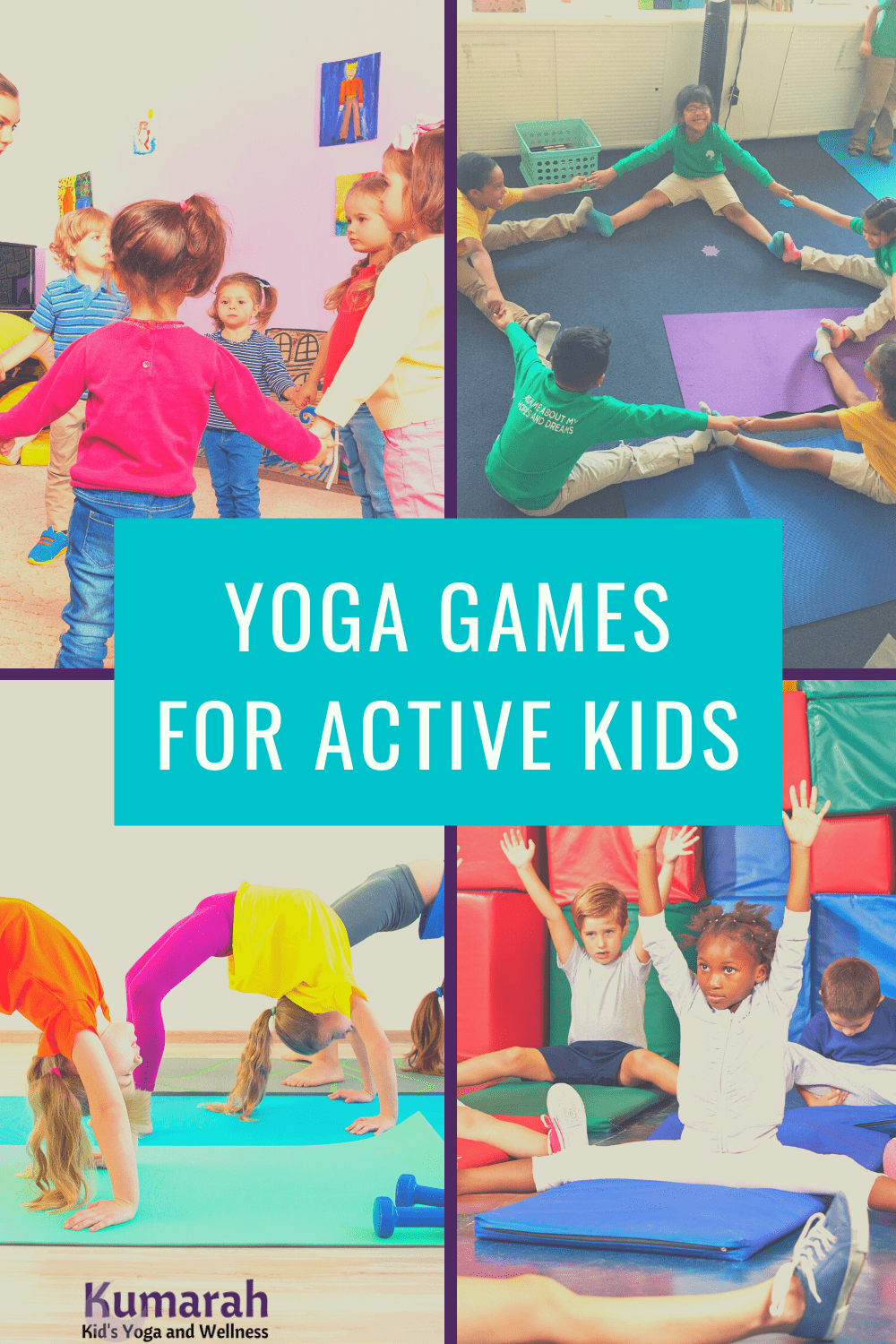 Yoga Games for Kids: Active Kids Yoga Group Games : Kumarah