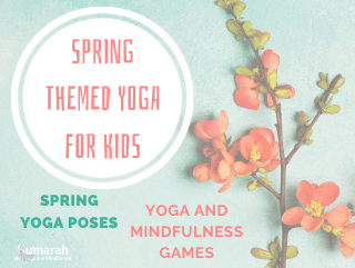 spring themed yoga for kids