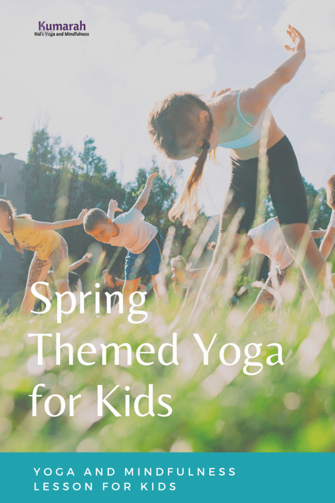 spring themed yoga poses for kids