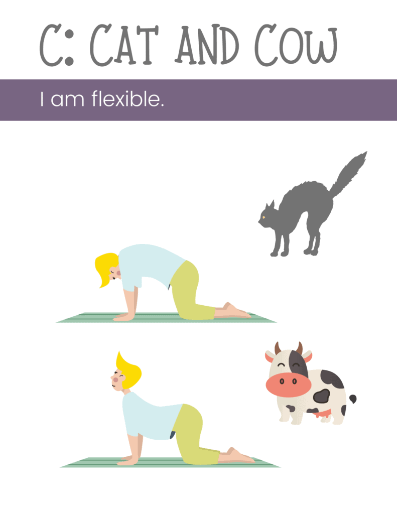 abc kids yoga pose cards kumarah kids yoga poses