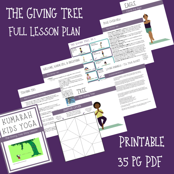 Kids Yoga Lesson Plan - The Giving Tree