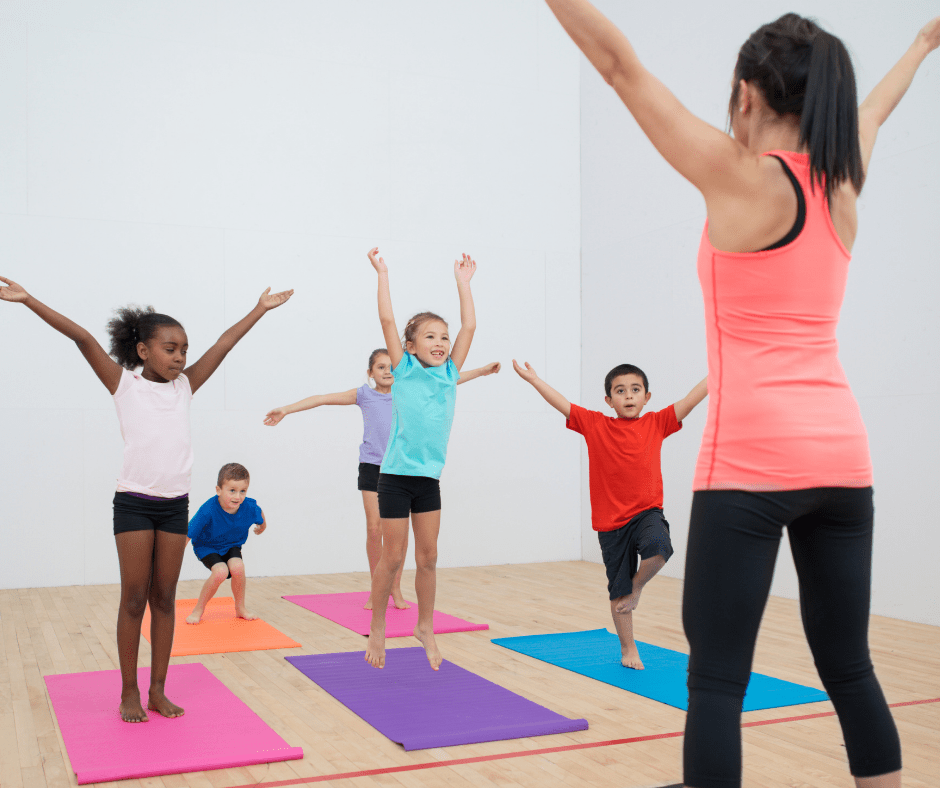 heart-opening poses for valentine's day yoga class for kids