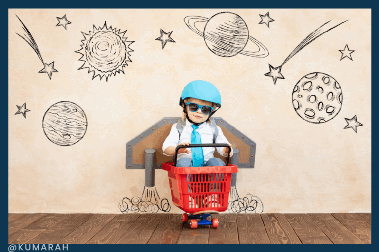 Outer Space Themed Yoga For Kids with Poses (and Video!)