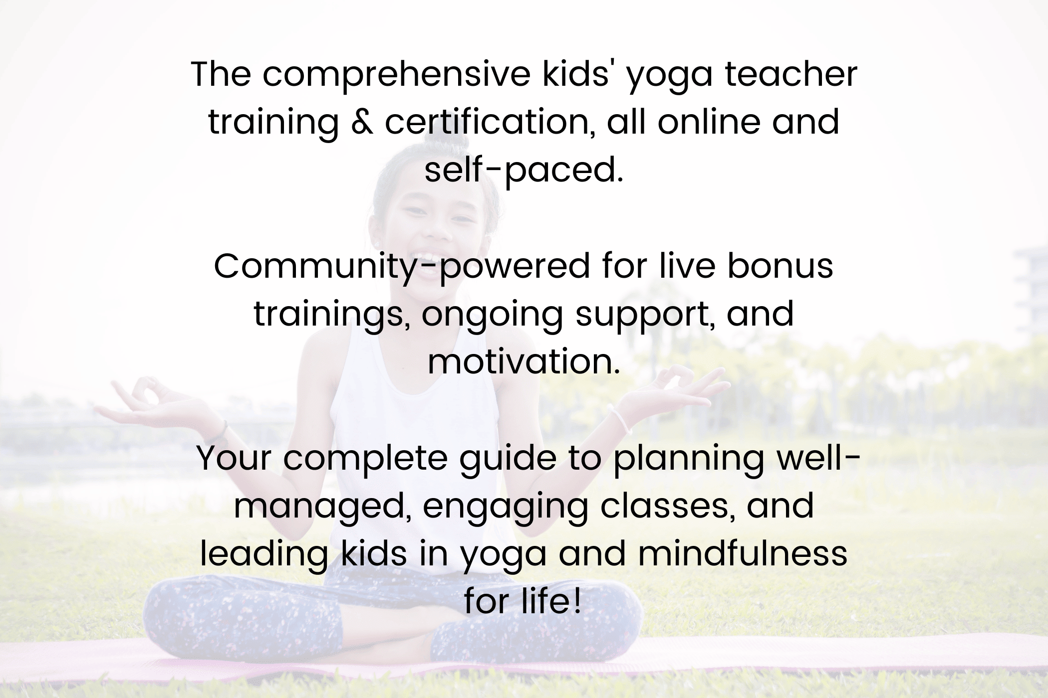 Ultimate Kids Yoga and Mindfulness Teacher Training Certification : Kumarah