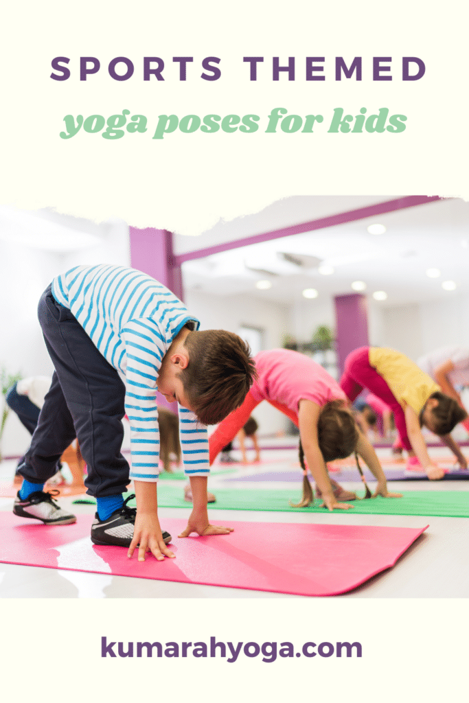 sports themed yoga poses for kids, 25 active and fun kids yoga poses with a sports theme
