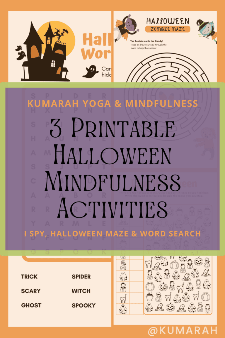 Halloween Mindfulness for Kids: Free Printable Maze, I Spy, and Word ...