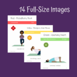 Rainbow Chakra Kids Yoga Cards4
