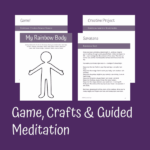 Rainbow Chakra Kids Yoga Cards5
