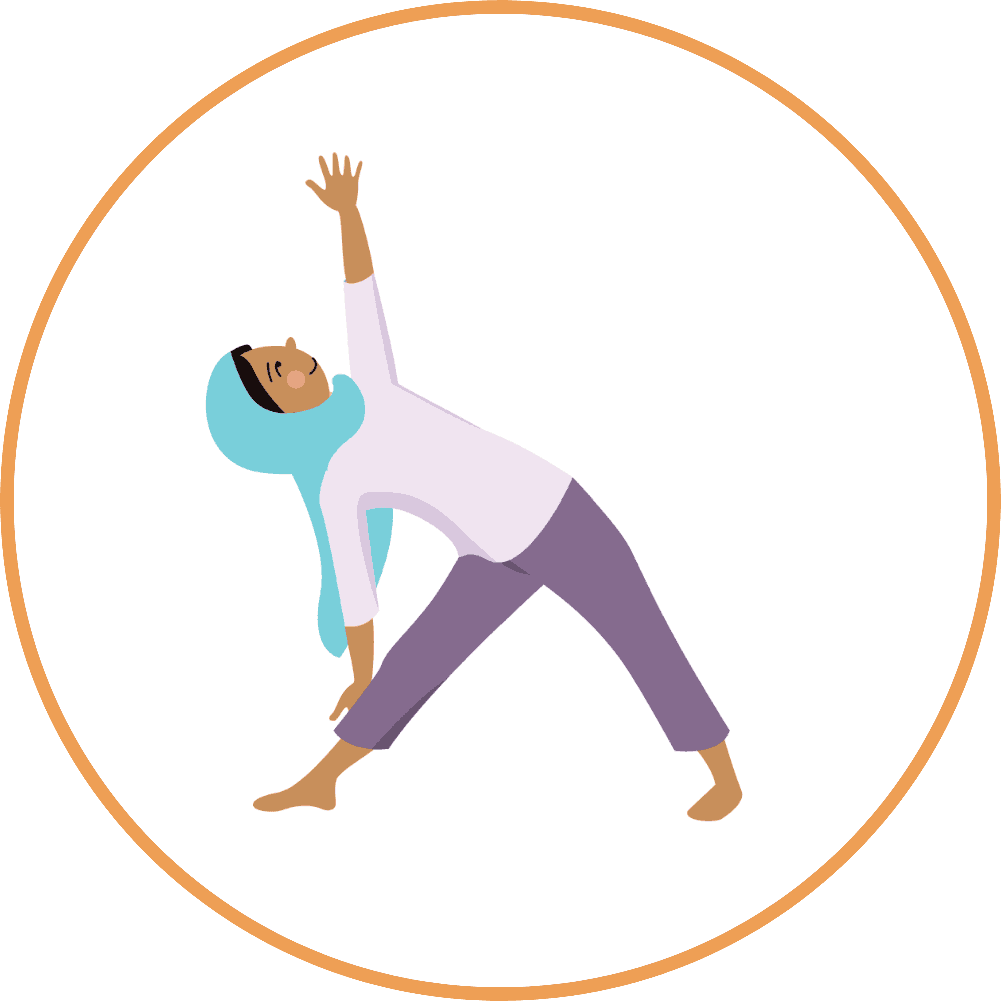Yoga flow and sequencing for kids — illustrated yoga figure